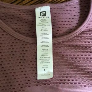 Fabletics Women's Mauve athletic long sleeve
